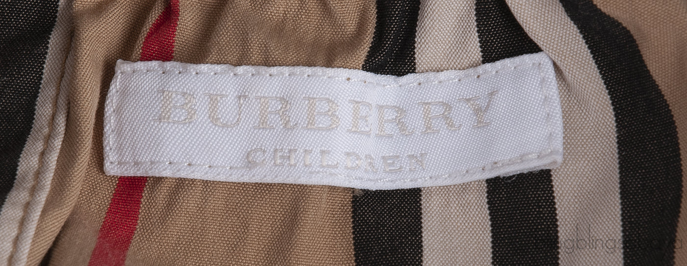 Burberry Halter Neck Button Front Kids Top