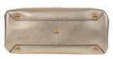Burberry Twill Medium Banner Metallic Gold Tote Bag