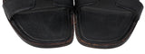 Hermes Black Oran Epsom Sandals