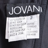 Jovani Black Bead Embellished Gown