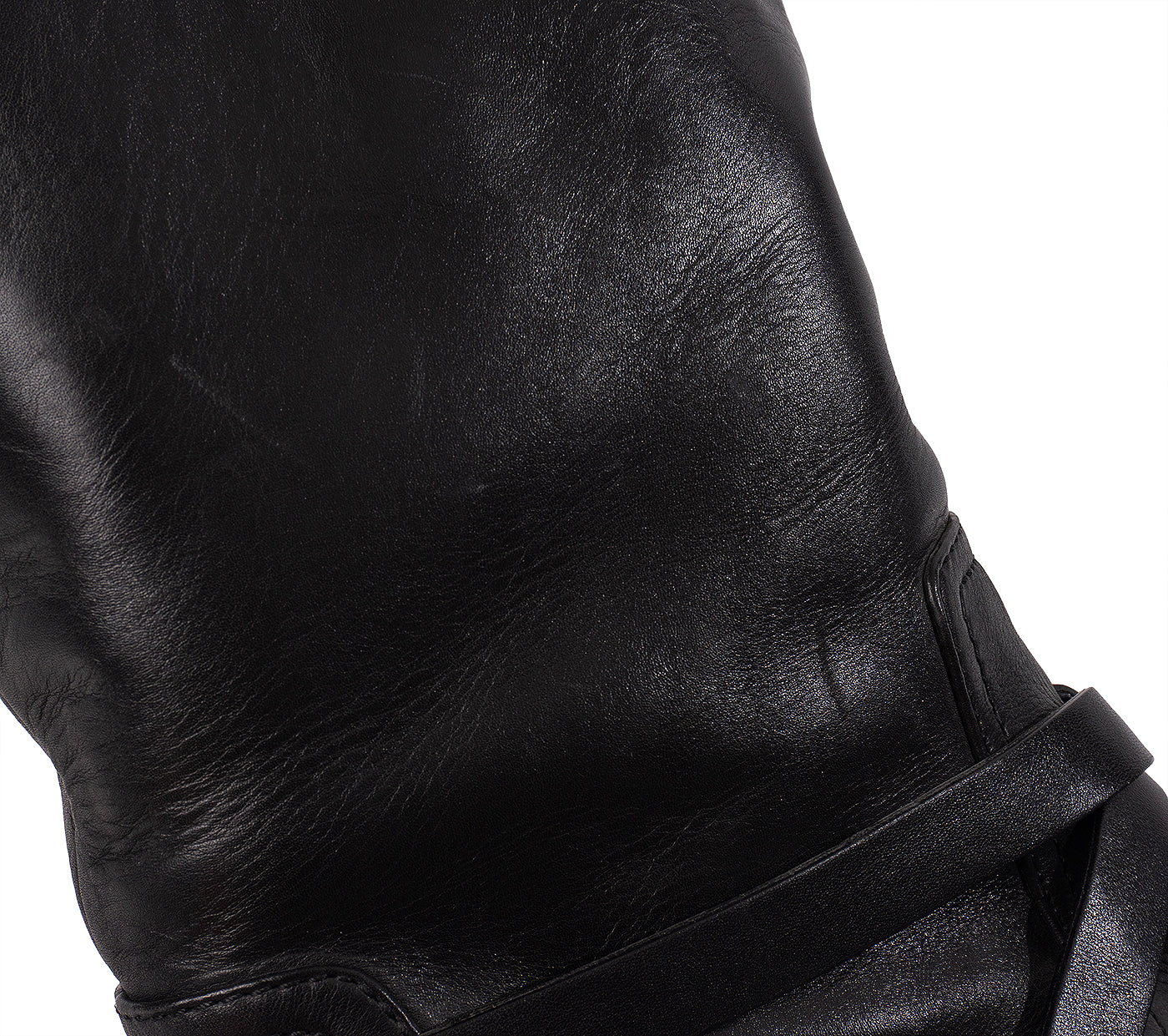 Christian Dior Black Leather Moto Boots 41