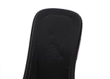 Hermes Black Oran Epsom Sandals