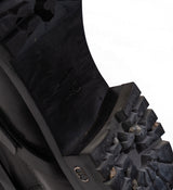 Christian Dior Black Leather Moto Boots 41