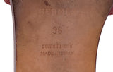 Hermes Rouge H Epsom Oran Sandals 36