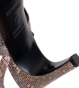 Hermes Glamour 75 Ombre Lizard Sandals 37