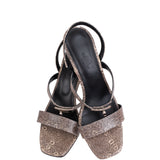 Hermes Glamour 75 Ombre Lizard Sandals 37