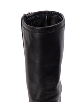 Christian Dior Black Leather Moto Boots 41