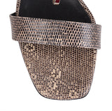 Hermes Glamour 75 Ombre Lizard Sandals 37