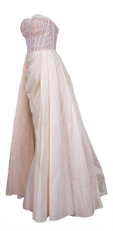 Tarik Ediz Vanila Yana Elbise Corset Tulle Gown XS