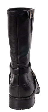 Christian Dior Black Leather Moto Boots 41