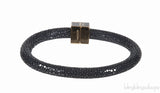 Fendi Resin Cabochon Stingray Bangle Bracelet