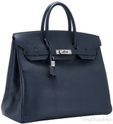 Birkin 36 HAC Blue Indigo Epsom