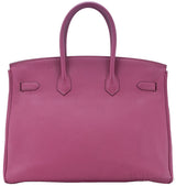 Birkin 35 Bois de Rose Taurillon Clem