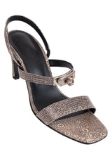 Hermes Glamour 75 Ombre Lizard Sandals 37