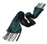 Dries Van Noten Bead Embellished Fringed Stole