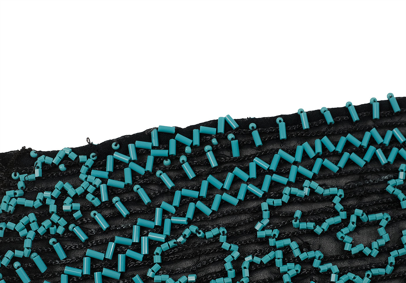 Dries Van Noten Bead Embellished Fringed Stole
