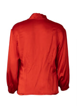 Gucci Red Self-tie Bow Shirt