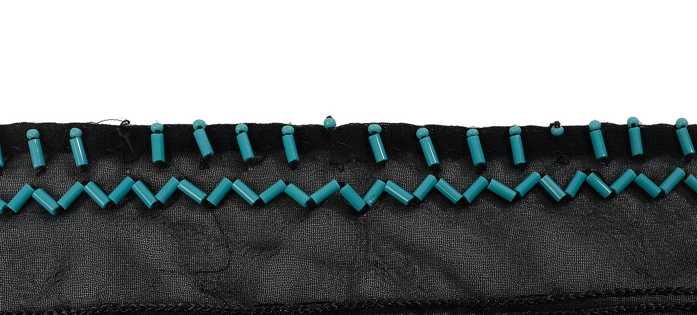 Dries Van Noten Bead Embellished Fringed Stole