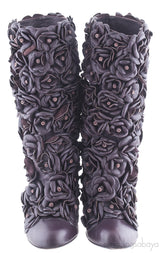 Camellia Leather Boots