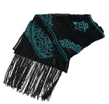 Dries Van Noten Bead Embellished Fringed Stole