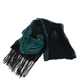 Dries Van Noten Bead Embellished Fringed Stole