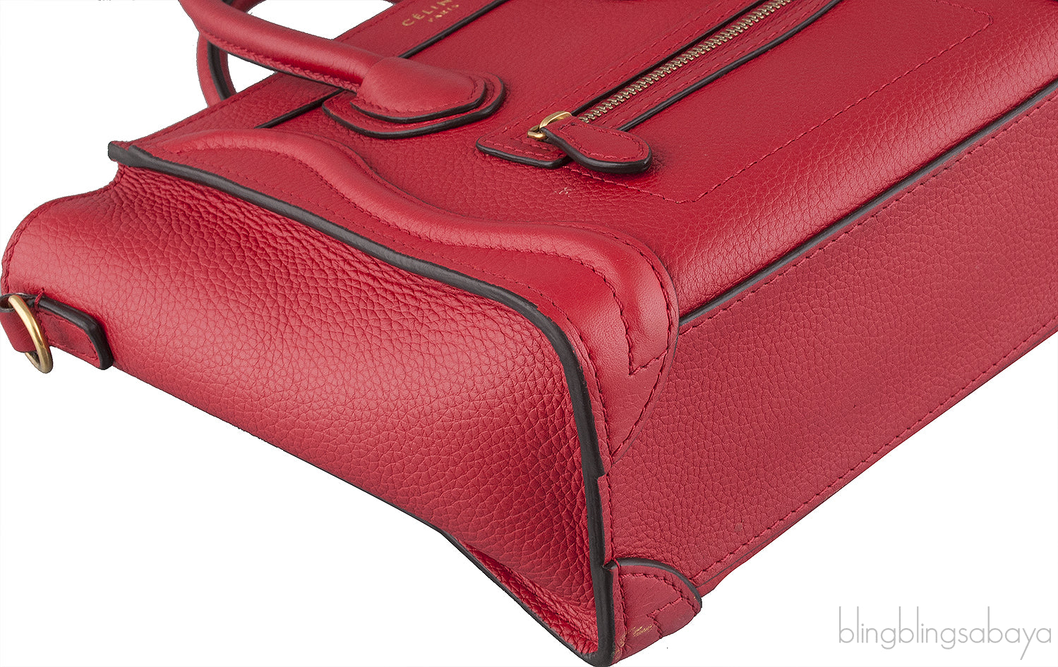 Red Nano Luggage Shoulder Bag