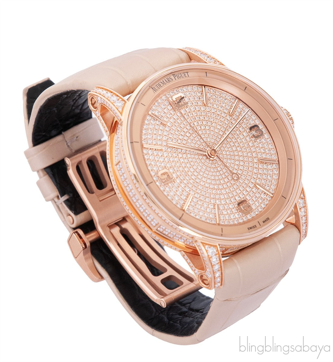 Pink Gold Diamond 41 mm Ladies Watch