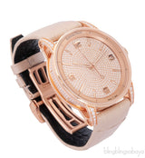 Pink Gold Diamond 41 mm Ladies Watch