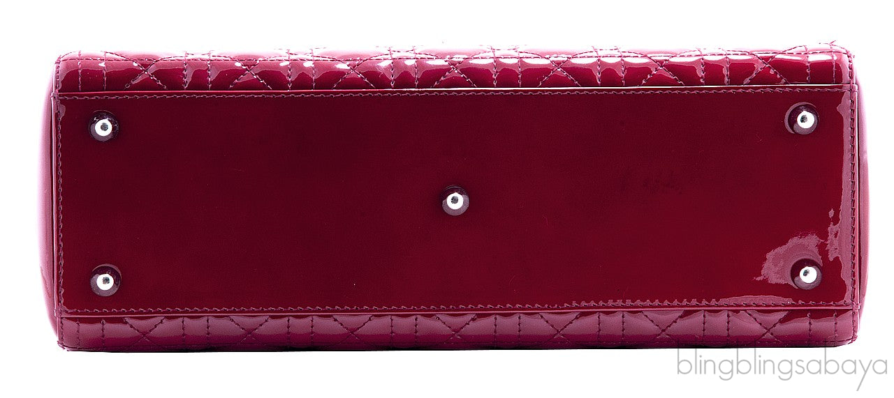 Patent Red Lady Dior