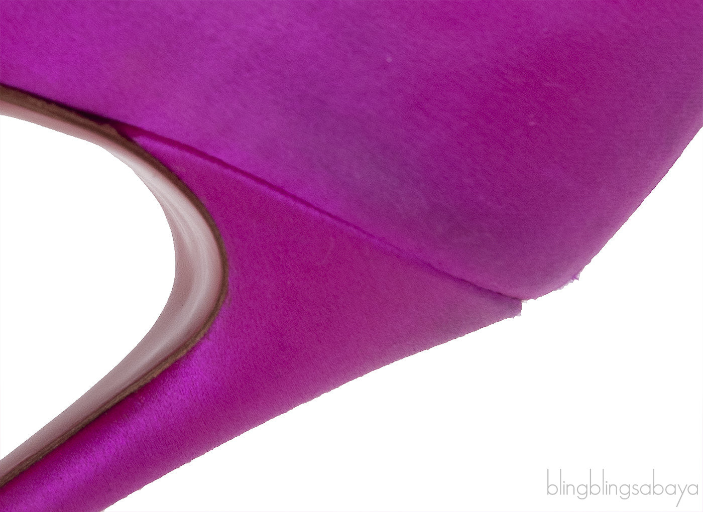 Fuchsia Satin Iriza Heels