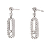 Messika Move Uno White Gold Diamond Drop Earrings