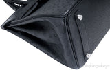 Birkin 30 Black Ostrich PHW