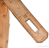 Birkin 30 Natural Gold Ostrich PHW