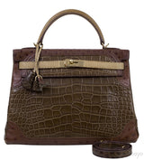 Kelly 32 Grand Marriage Crocodile Bag