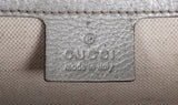 Gucci Silver Python Bamboo Handle Bag