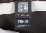 Fendi F Rectangular Grey Cushion