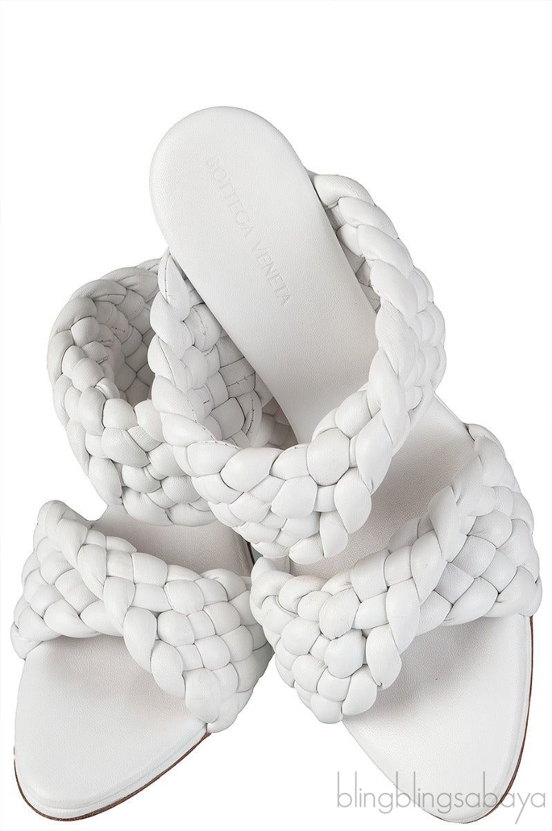 Curve Optic White Sandals