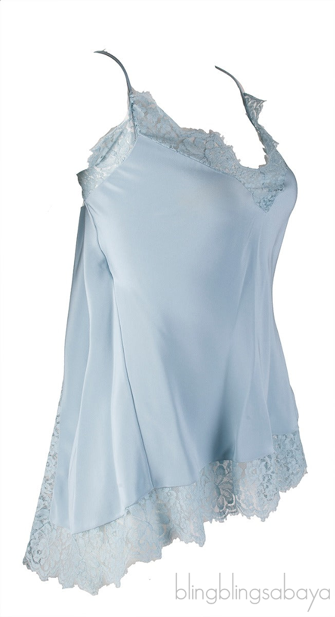 Open Back Lace Trim Camisole
