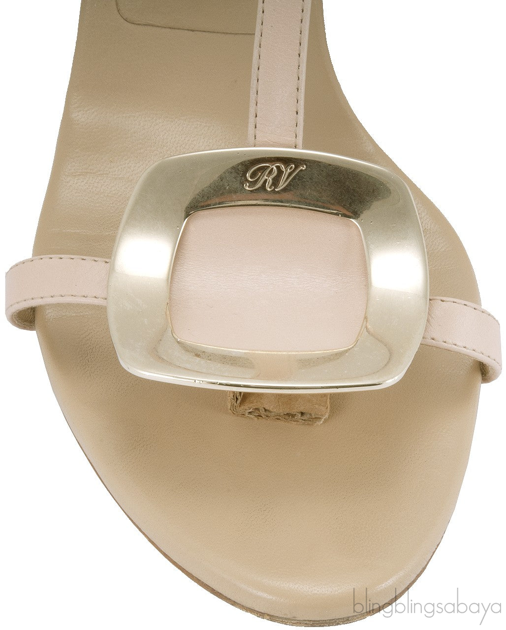 Boucle Nude Leather Sandals*