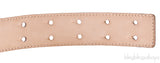 Logo Yellow Leather Belt