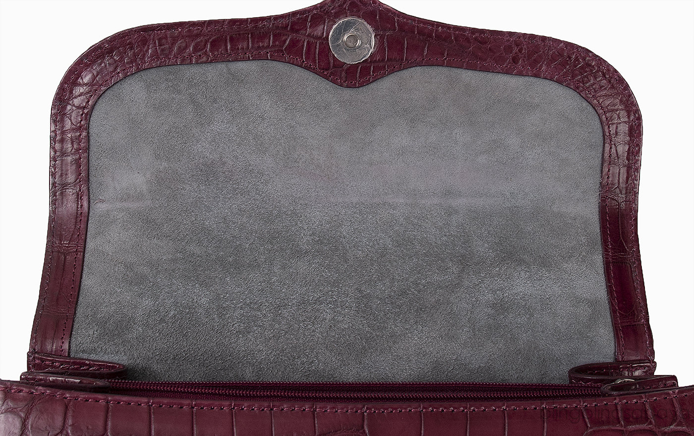 Maxime Bordeaux Crocodile Bag