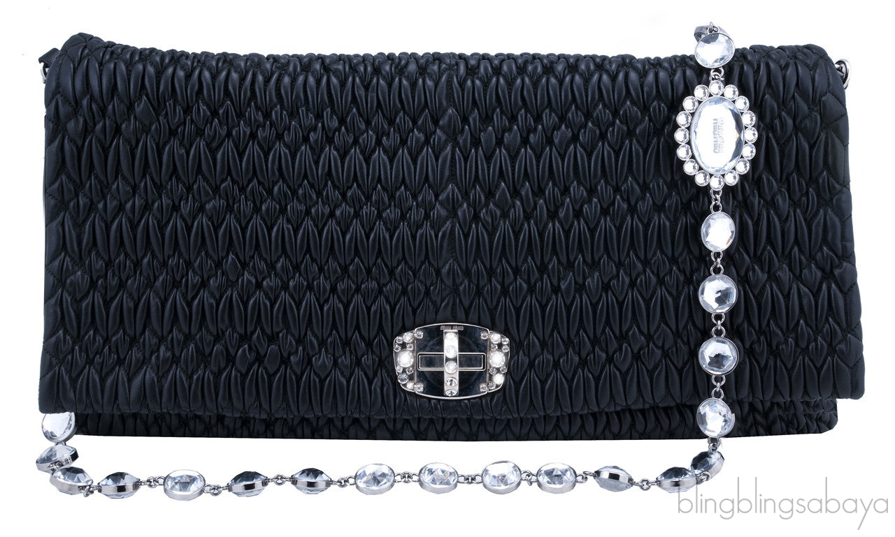 Cloquet Black Stage Clutch Bag