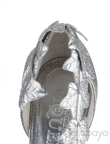 Silver Ivy Leaf Sandals