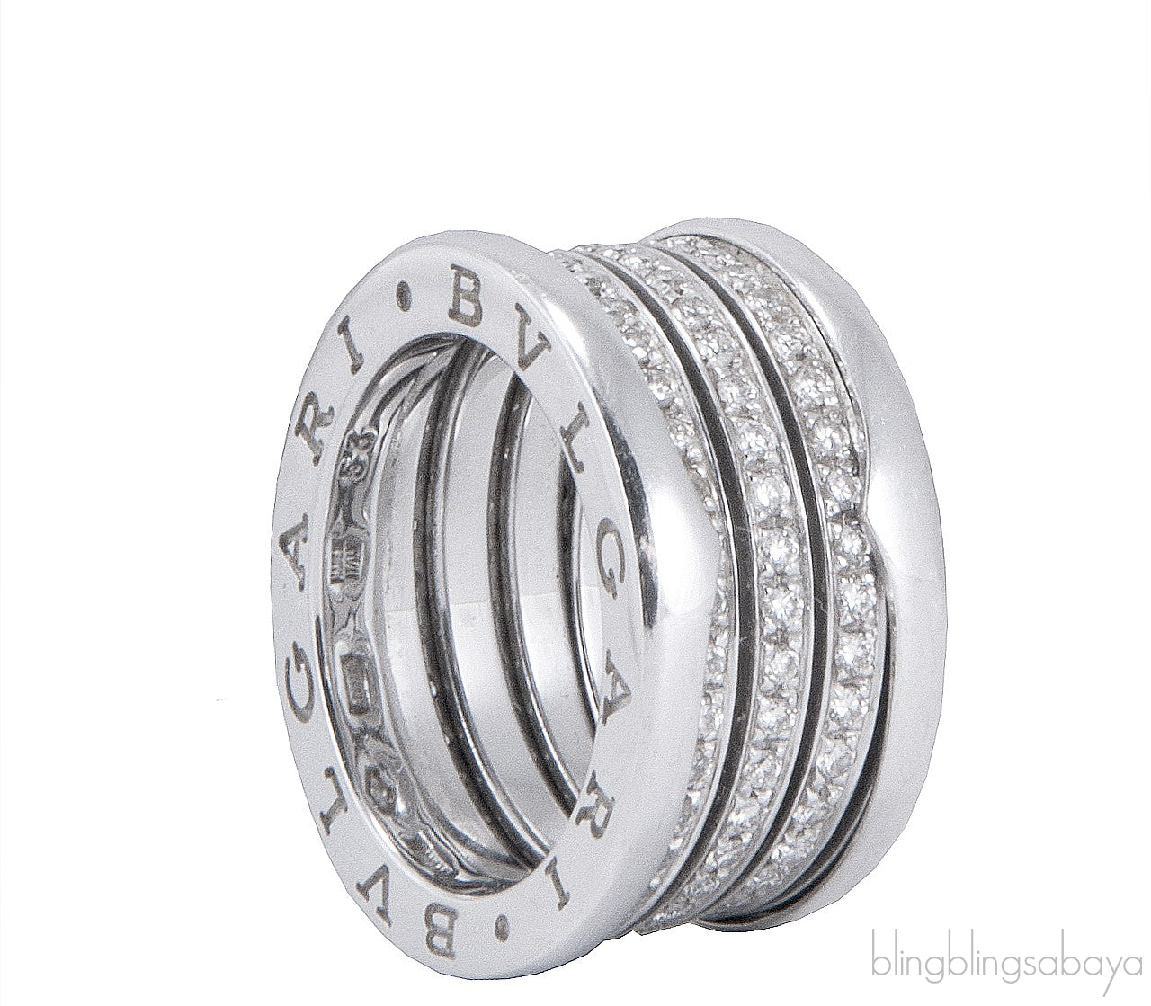 B.Zero1 White Gold Diamond Ring