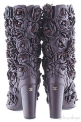 Camellia Leather Boots