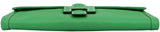 Jige Envelope Bamboo Green Clutch