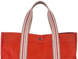 Orange Cotton Canvas Tote