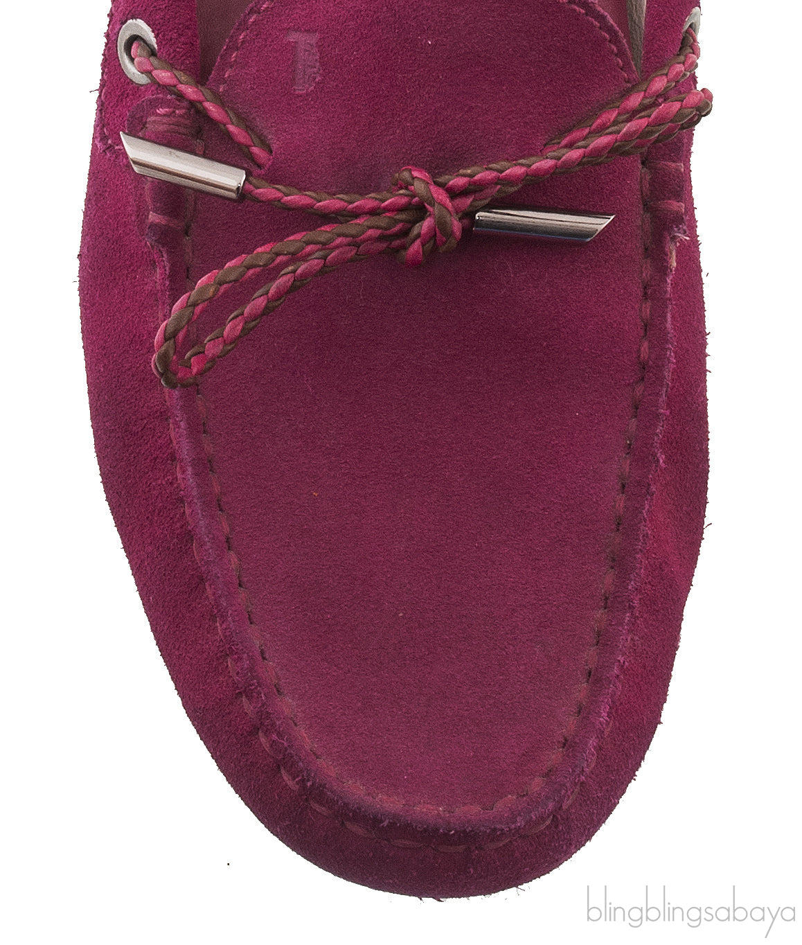 Fuchsia Pink Suede Loafer