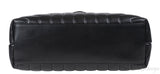 Yves Saint Laurent Black Medium LouLou Chevron PHW