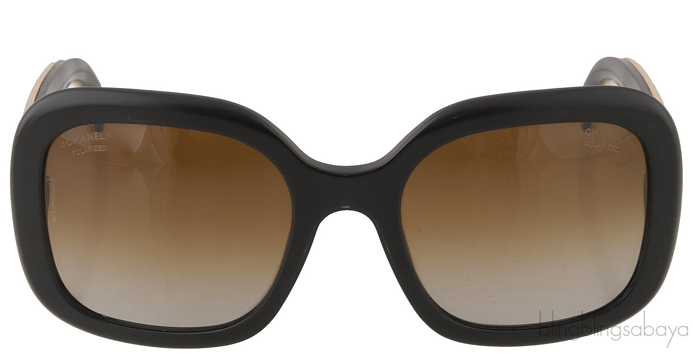 Square Frame Black Sunglasses